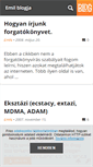Mobile Screenshot of emils.blog.hu