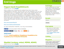 Tablet Screenshot of emils.blog.hu