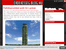 Tablet Screenshot of erdekesseg.blog.hu