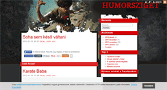 Desktop Screenshot of humorok.blog.hu