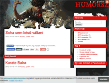 Tablet Screenshot of humorok.blog.hu