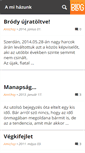 Mobile Screenshot of brody17.blog.hu