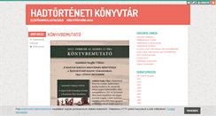 Desktop Screenshot of hadtorteneti.blog.hu