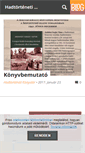 Mobile Screenshot of hadtorteneti.blog.hu