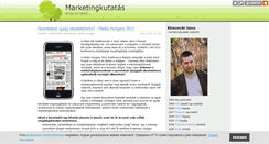 Desktop Screenshot of marketingkutatas.blog.hu