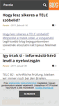 Mobile Screenshot of parole.blog.hu