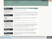 Tablet Screenshot of parole.blog.hu