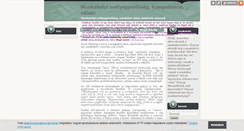 Desktop Screenshot of eselyegyenloseg.blog.hu