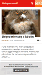 Mobile Screenshot of belegondoltal.blog.hu