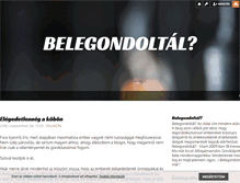 Tablet Screenshot of belegondoltal.blog.hu