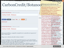 Tablet Screenshot of carboncredit-botanoo.blog.hu