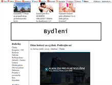 Tablet Screenshot of bydleni-blog.blog.cz