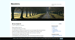 Desktop Screenshot of maneletviu.blog.cat