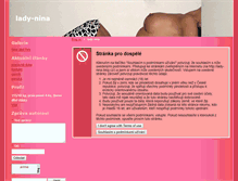 Tablet Screenshot of lady-nina.blog.cz
