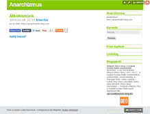 Tablet Screenshot of anarchizmus.blog.hu