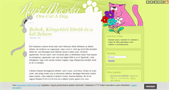Desktop Screenshot of onecataday.blog.hu