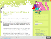 Tablet Screenshot of onecataday.blog.hu