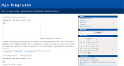 Desktop Screenshot of ajsnigrutin.blog.rs