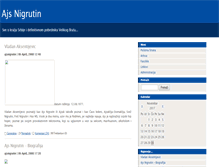 Tablet Screenshot of ajsnigrutin.blog.rs