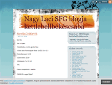 Tablet Screenshot of kettlebellbekescsaba.blog.hu