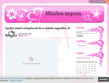 Tablet Screenshot of minden-napom.blog.hu