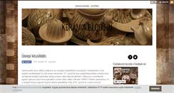 Desktop Screenshot of keramia.blog.hu