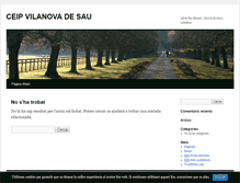 Tablet Screenshot of ceipvilanovadesau.blog.cat