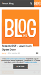 Mobile Screenshot of music.blog.hu