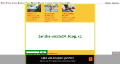 Desktop Screenshot of larika-smile14.blog.cz