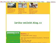 Tablet Screenshot of larika-smile14.blog.cz