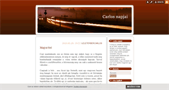 Desktop Screenshot of carlosnapjai.blog.hu