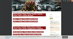 Desktop Screenshot of cheatscodes.blog.hu