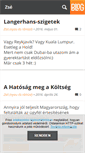 Mobile Screenshot of ittanyugatihatarszelen.blog.hu
