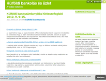 Tablet Screenshot of kulfoldibankszamlanyitas.blog.hu