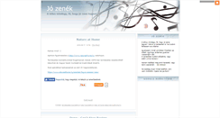 Desktop Screenshot of jozenek.blog.hu