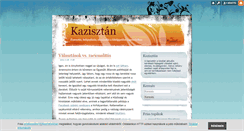 Desktop Screenshot of kazisztan.blog.hu