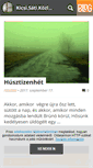 Mobile Screenshot of kskozlony.blog.hu