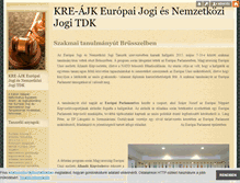 Tablet Screenshot of eujogtdk.blog.hu