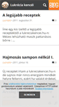 Mobile Screenshot of lukreciakencei.blog.hu