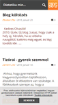 Mobile Screenshot of diet.blog.hu