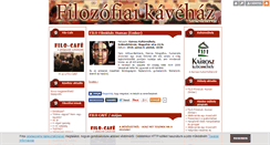Desktop Screenshot of filozofiaikavehaz.blog.hu