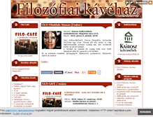 Tablet Screenshot of filozofiaikavehaz.blog.hu