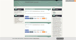 Desktop Screenshot of anyadnemszeret.blog.hu
