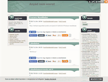 Tablet Screenshot of anyadnemszeret.blog.hu