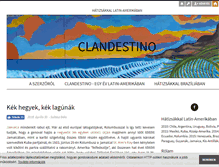 Tablet Screenshot of clandestino.blog.hu