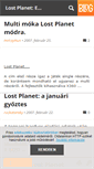 Mobile Screenshot of lostplanet.blog.hu