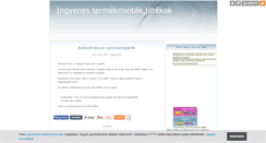 Desktop Screenshot of ingyeness.blog.hu