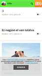 Mobile Screenshot of elfer.blog.hu