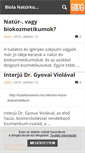 Mobile Screenshot of biola.blog.hu