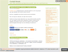 Tablet Screenshot of csaladifeszek.blog.hu